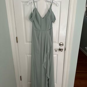Sage bridesmaid dress-new with tags. Size 0